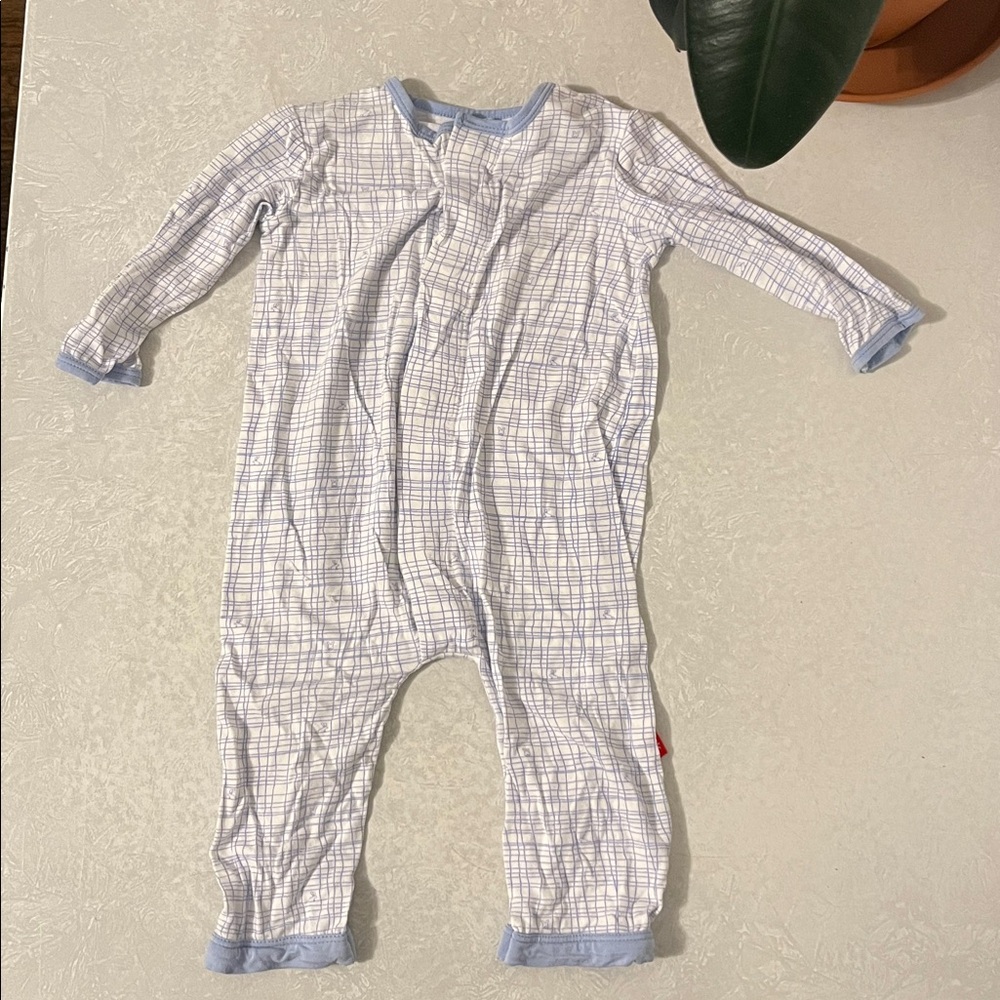 Magnetic Me Light Blue Checkered Bunnies